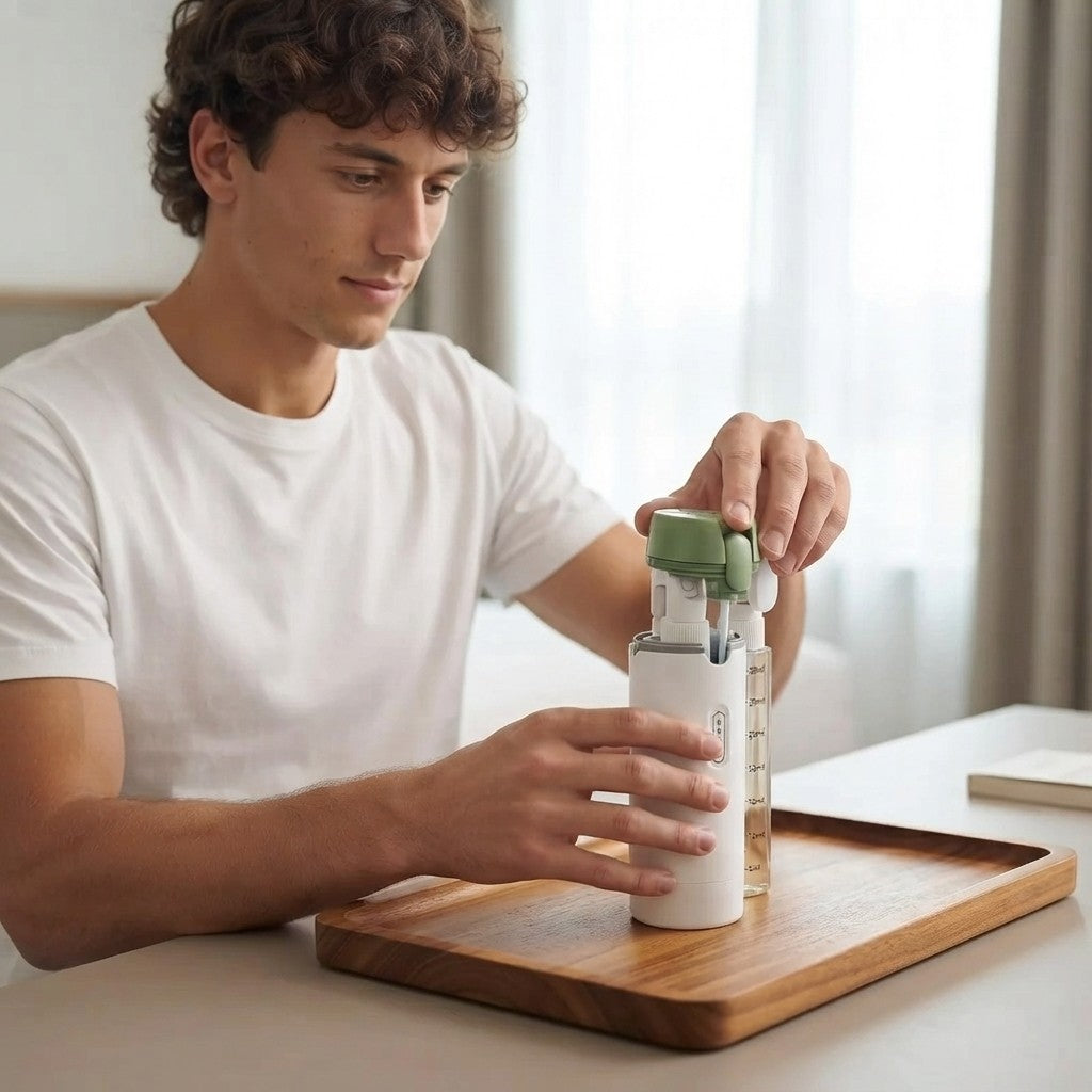 Minimalist 4-in-1 Travel Dispenser